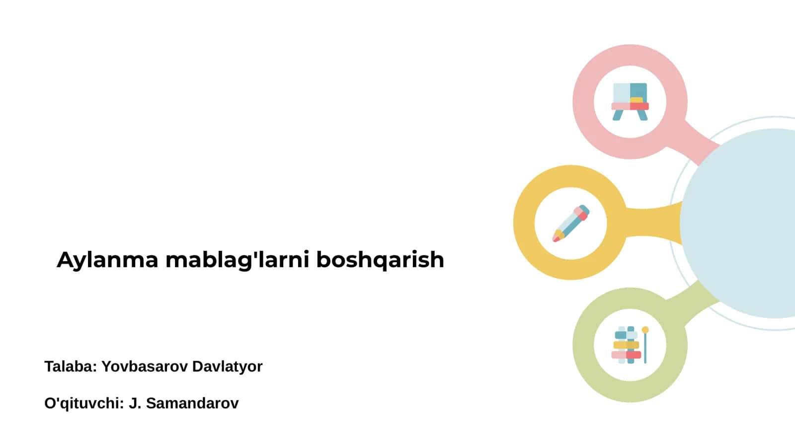 Aylanma mablag'larni boshqarish