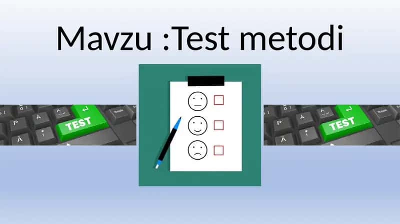 Test metodi