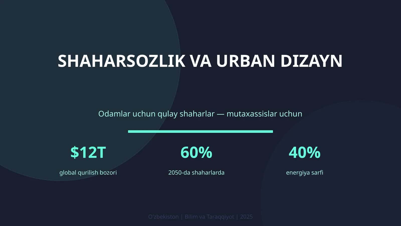 Shaharsozlik va urban dizayn