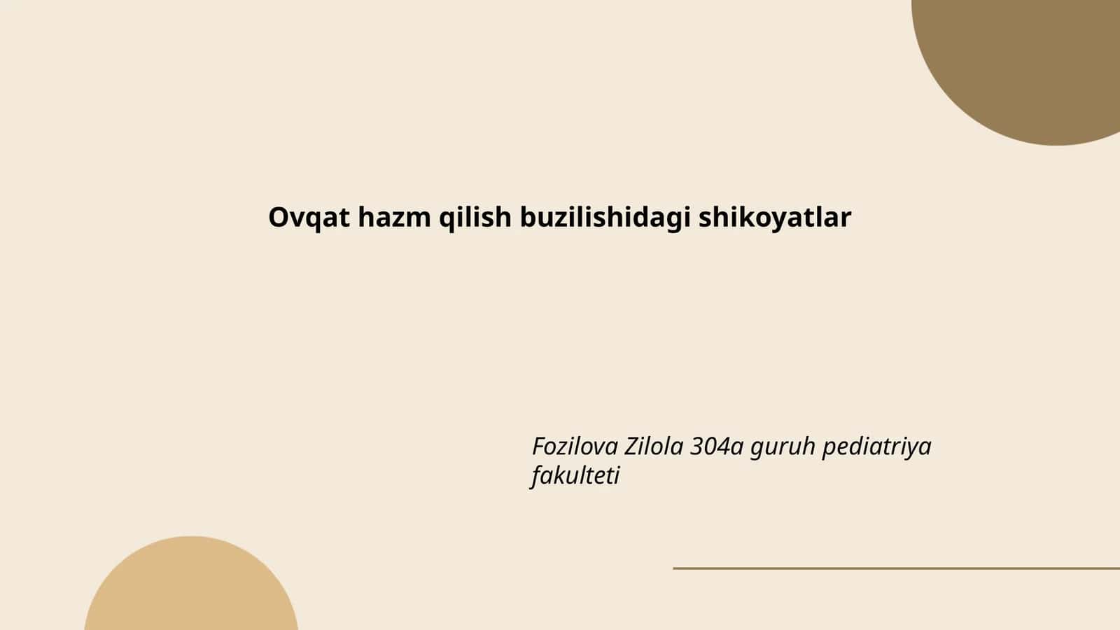 Oshqozon og‘rishi