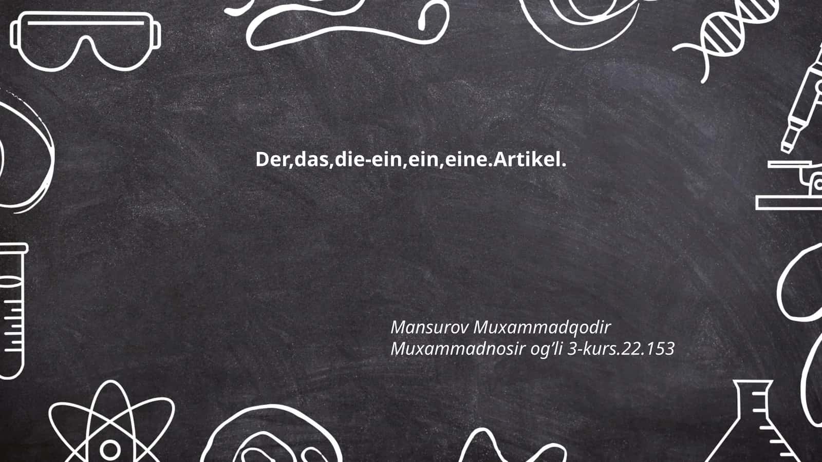 Der bestimmte Artikel