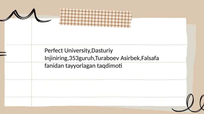 Qadriyat tushunchasining manosi va uning umumiy tavsifi