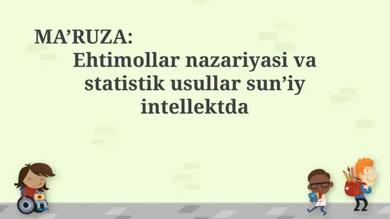 Ehtimollar nazariyasi asoslari