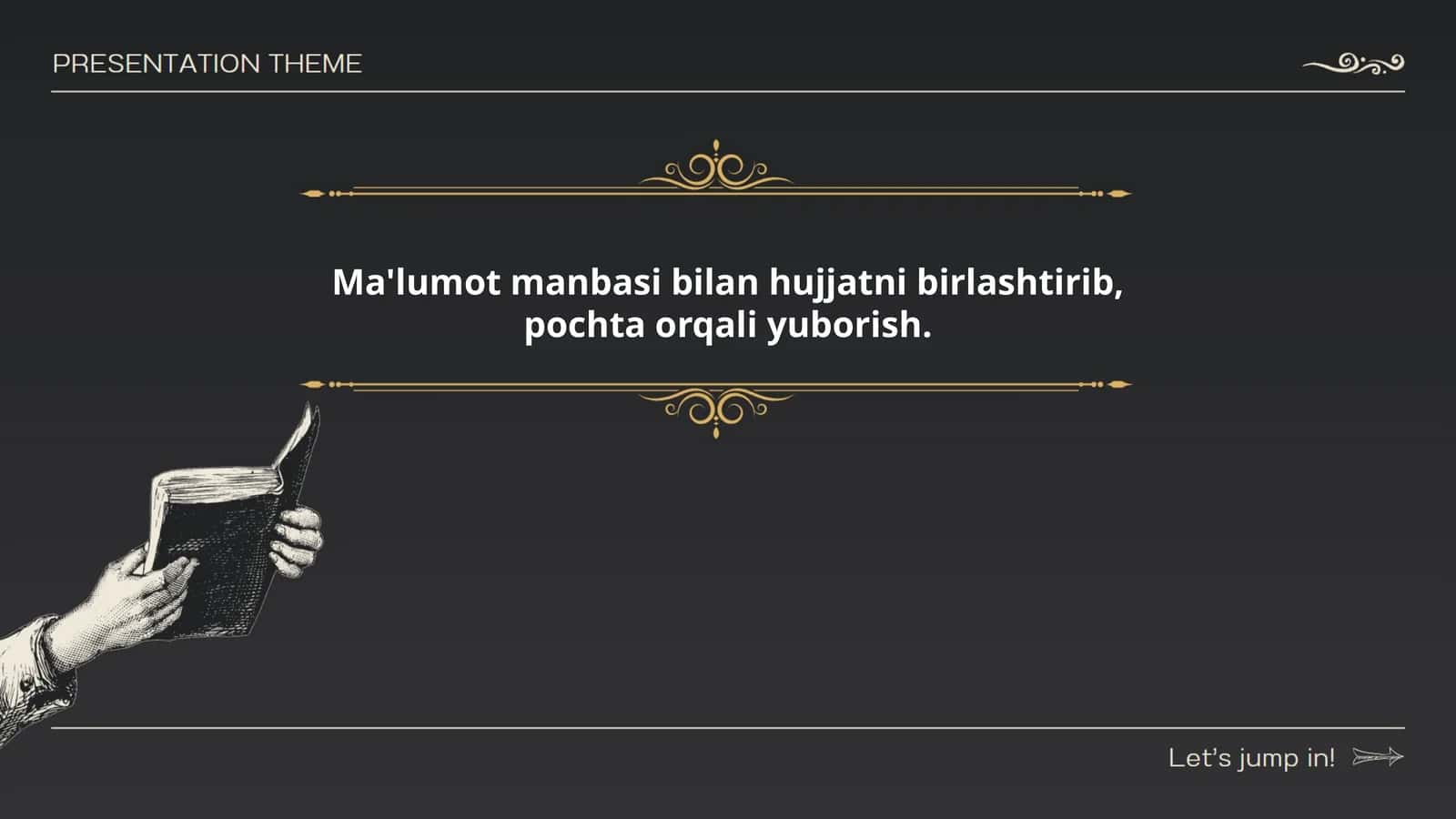 Ma'lumot manbalar turlari
