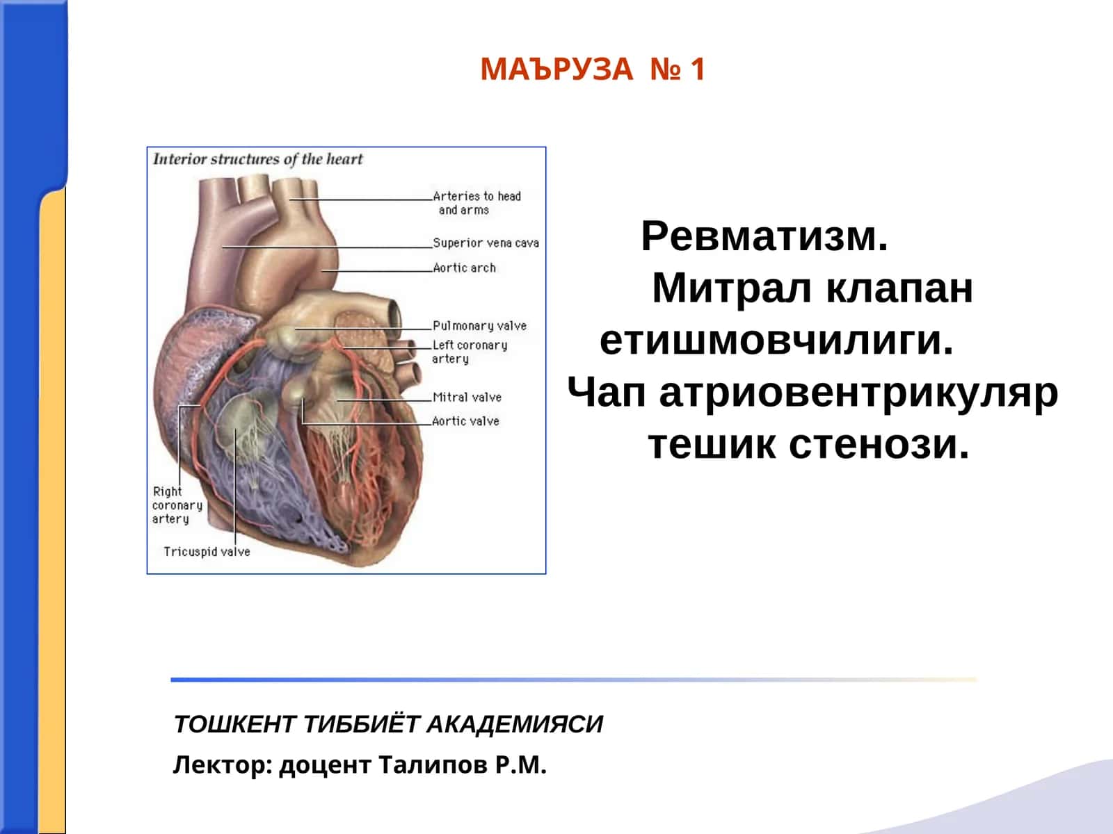 Ревматизм (Сокольский-Буйо касаллиги)
