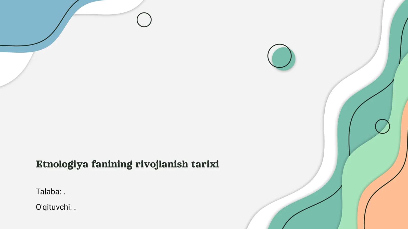Etnologiya fanining rivojlanish tarixi