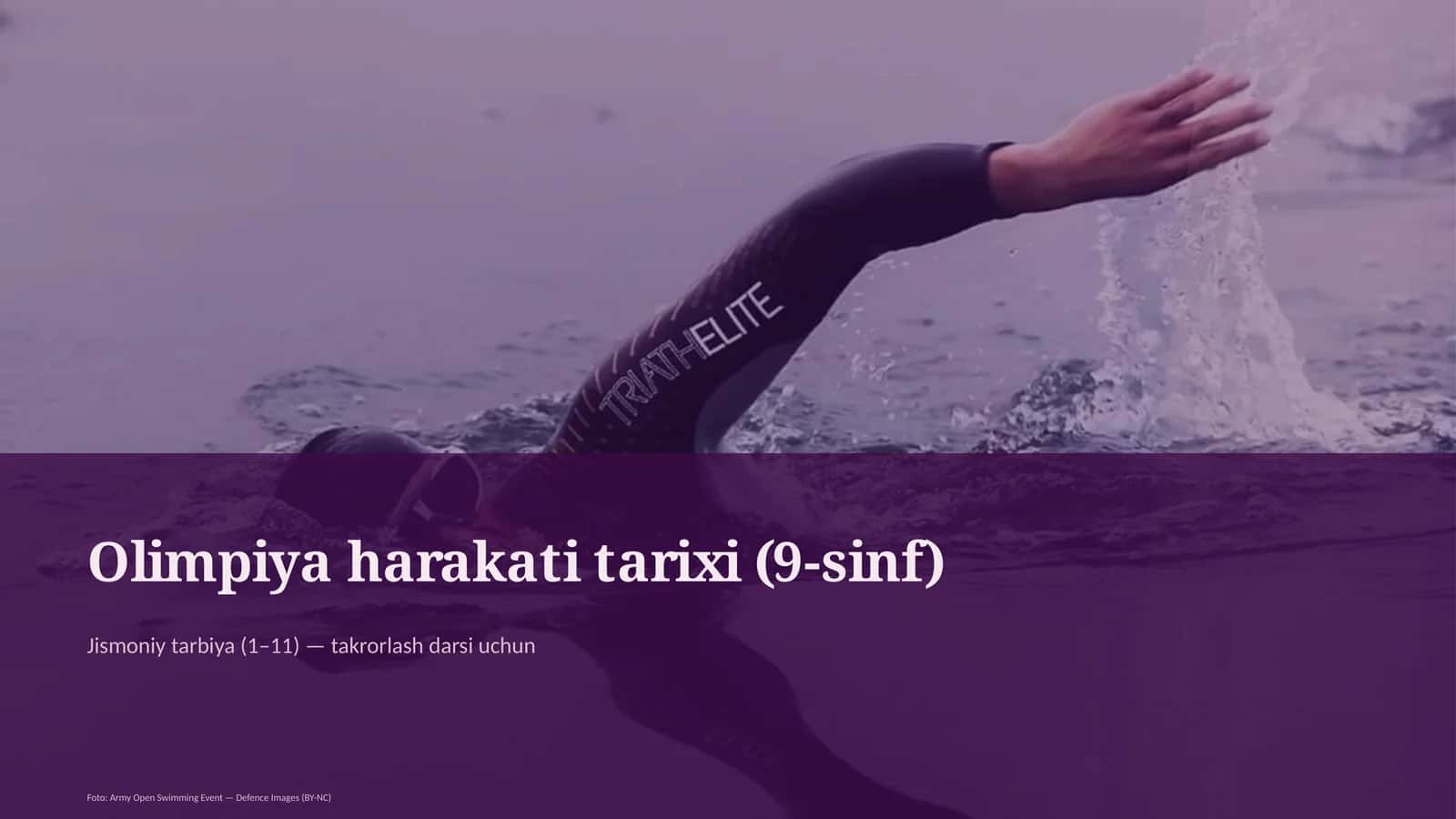 Olimpiya harakati tarixi (9-sinf)