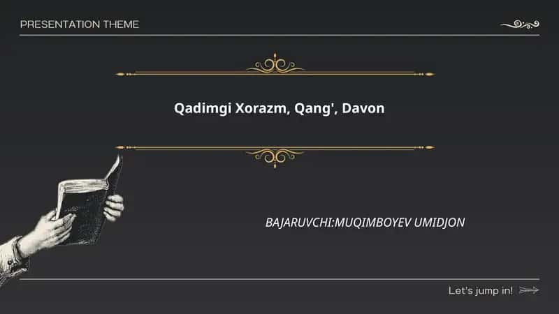 Qadimgi Xorazm, Qang', Davon