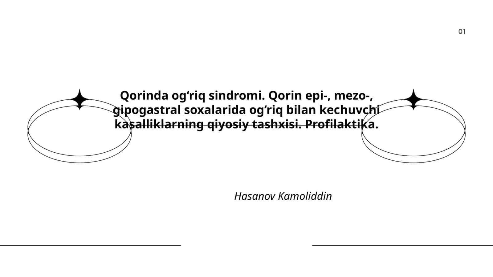Qorinda og‘riq sindromi