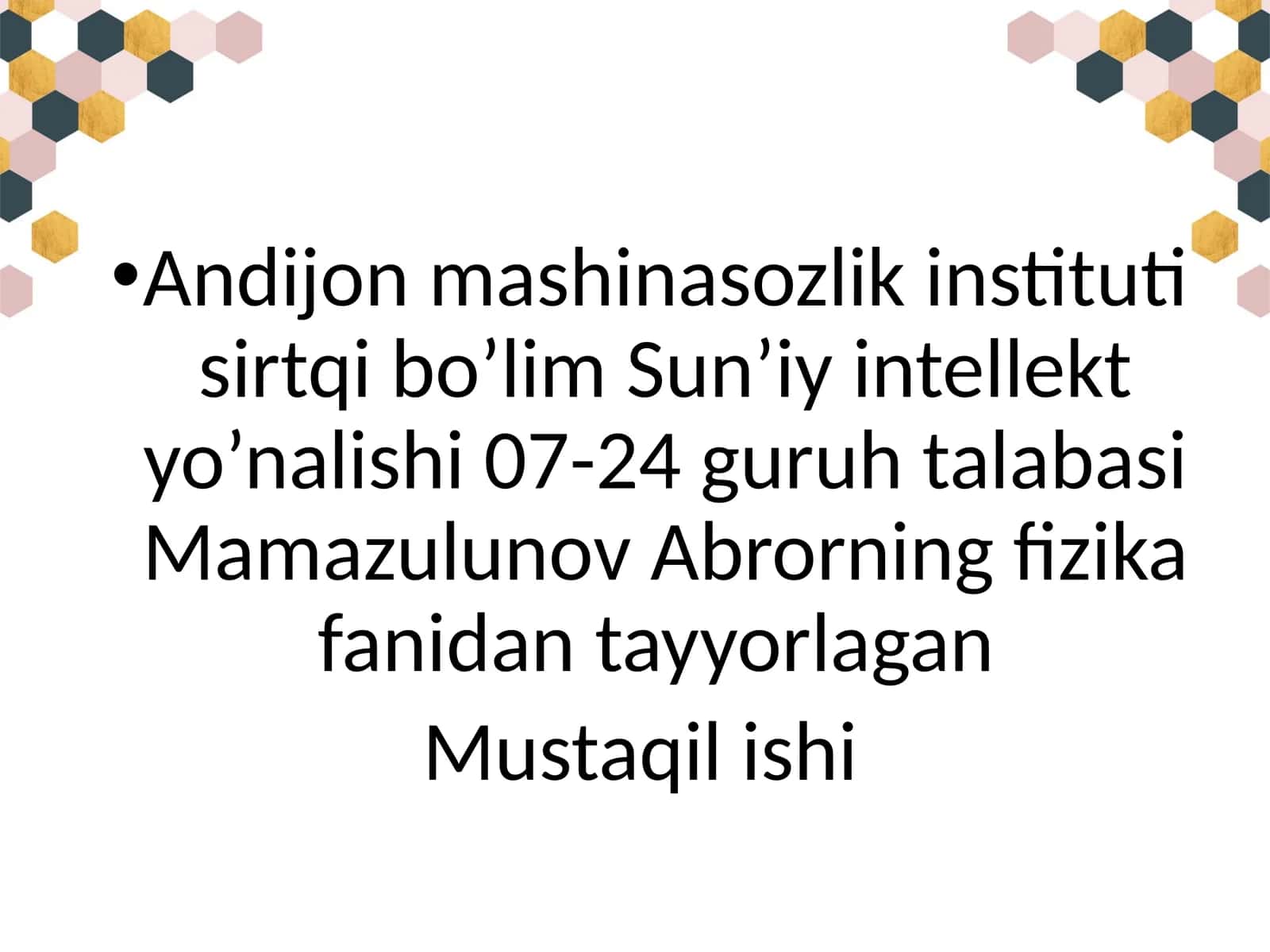 Impuls.Impulsningsaqlanishqonuni. Mеxanikishvaenеrgiya