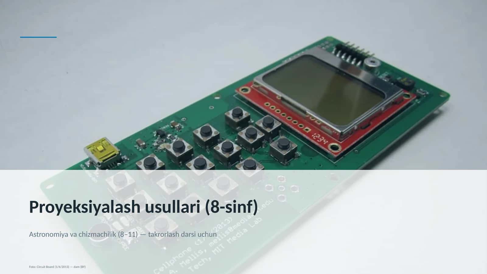 Proyeksiyalash usullari (8-sinf)