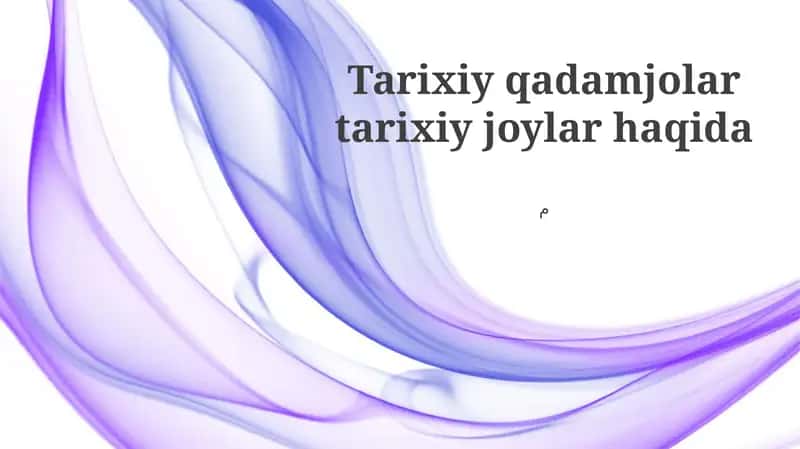 Tarixiy Izlar