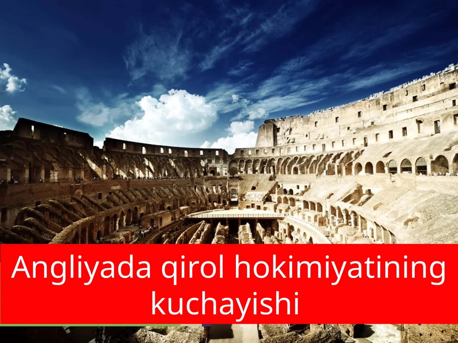 Angliyada qirol hokimiyatining kuchayishi
