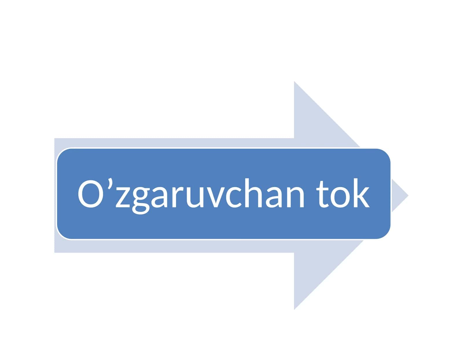 Oʻzgaruvchan tok—tok kuchi (kuchlanish)