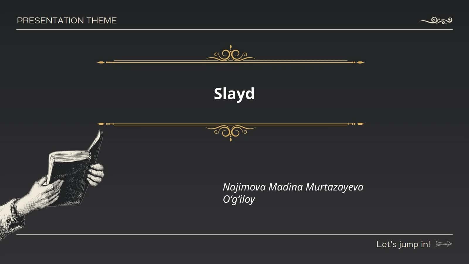 Slayd dizayni asoslari