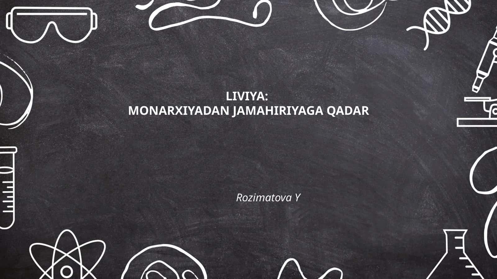Liviya: Monarxiyadan Jamahiriya'ga Qadar
