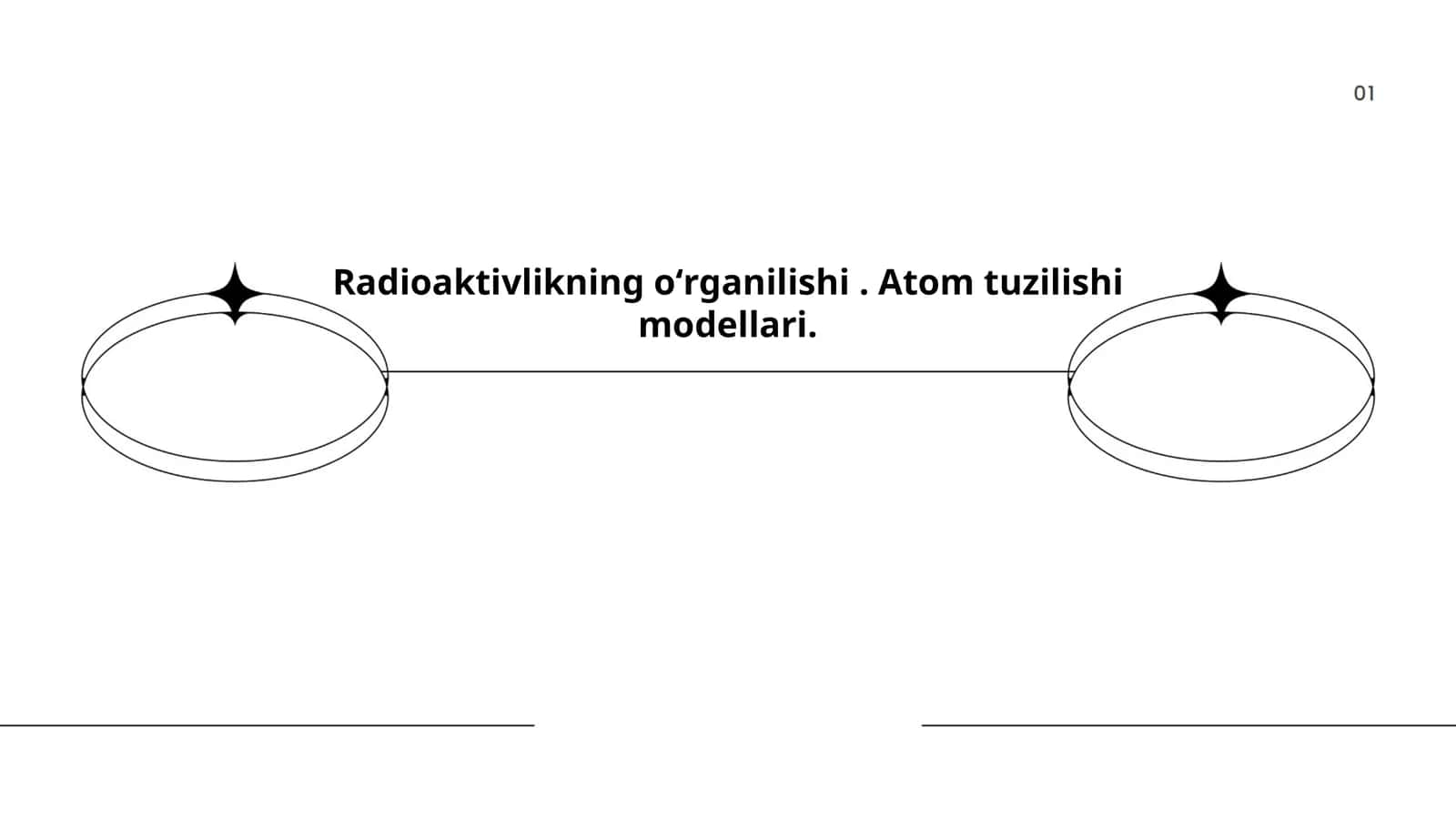 Radioaktivlikning oʻrganilishi. Atom tuzilishi modellari