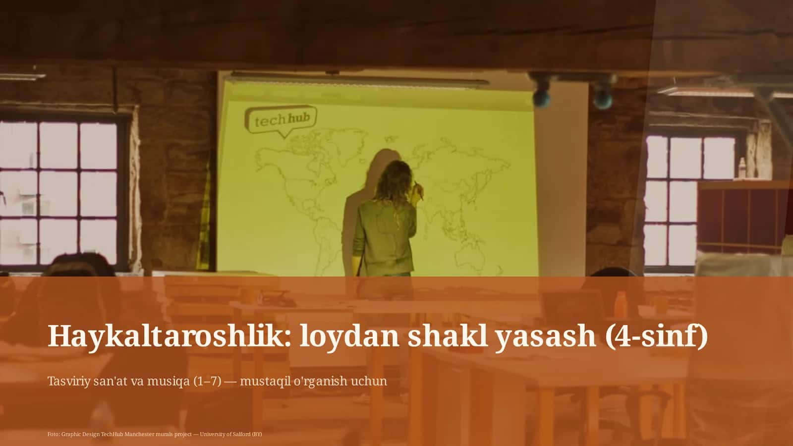 Haykaltaroshlik: loydan shakl yasash (4-sinf)