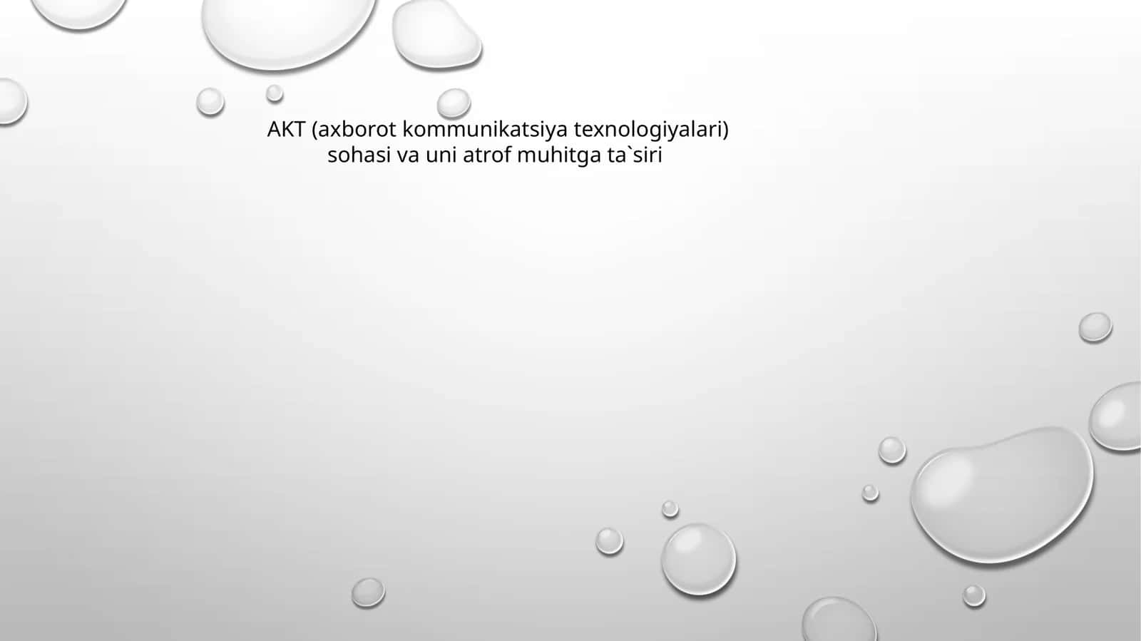 Axborot kommunikatsiya texnologiyalari (AKT)