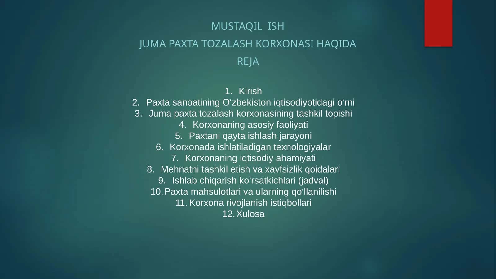 Juma paxta tozalash korxonasi