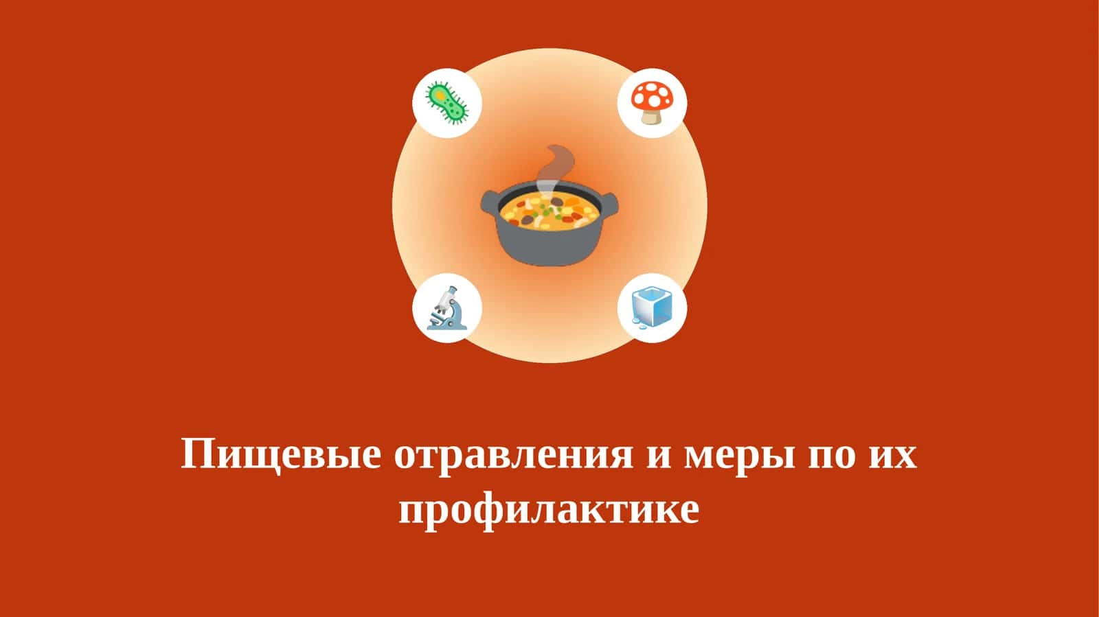 Пищевые отравления и меры по их профилактике