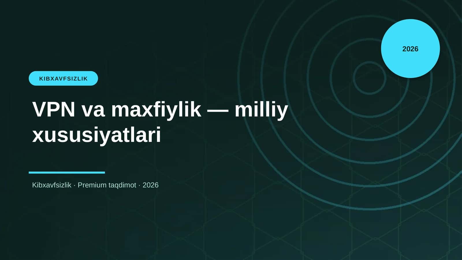 VPN va maxfiylik — milliy xususiyatlari