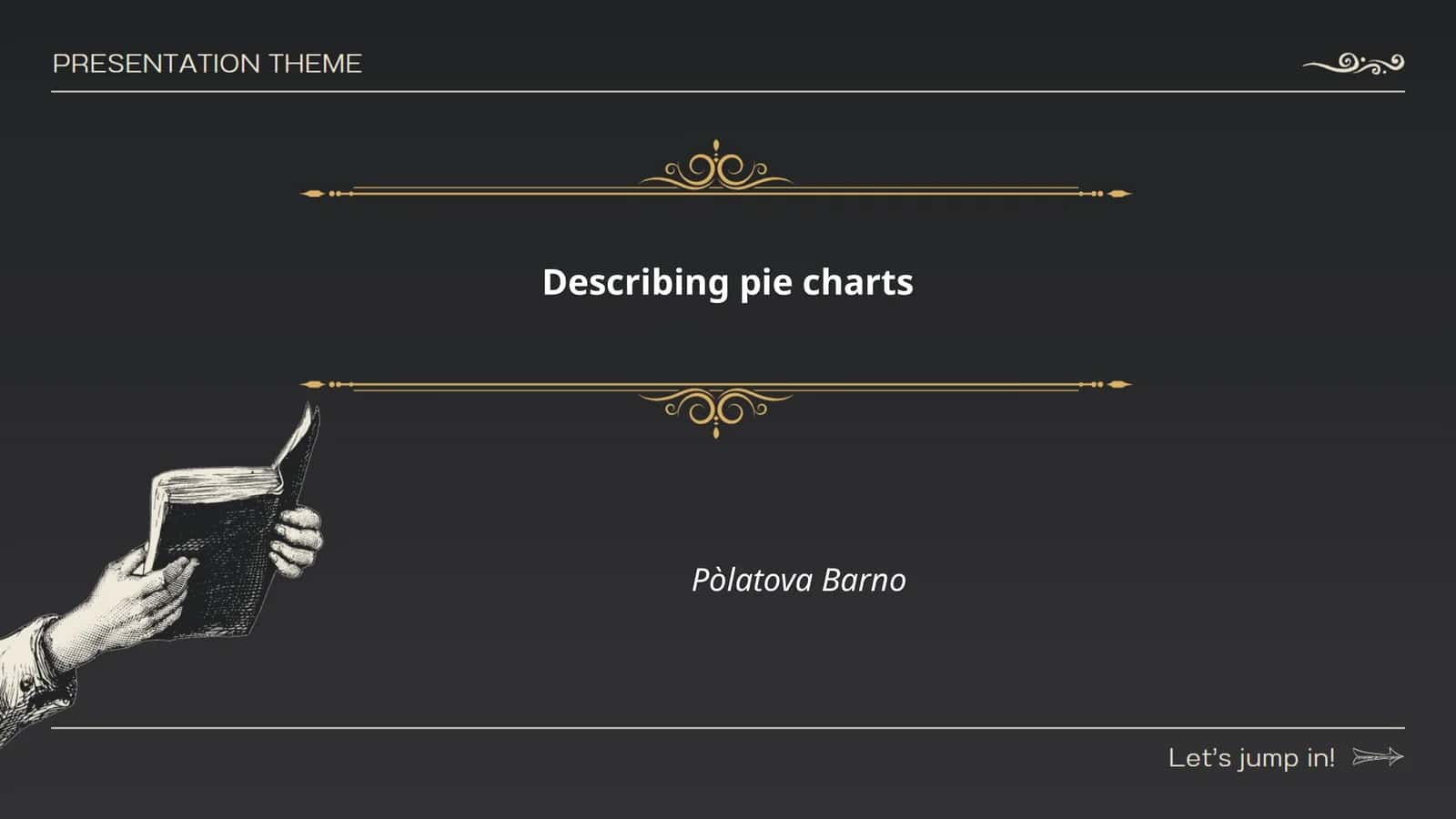 Describing pie charts