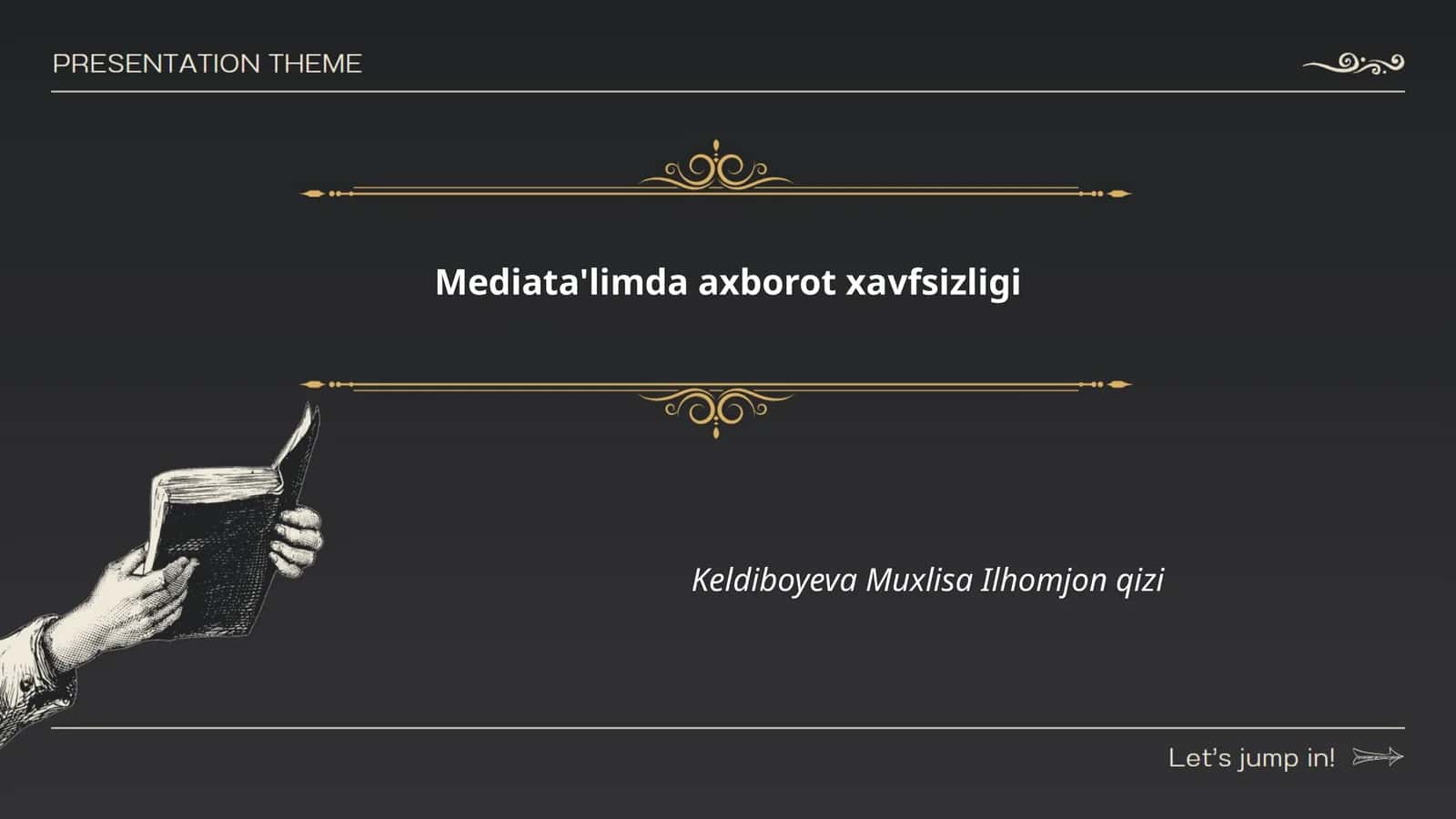 Axborot xavfsizligi asoslari