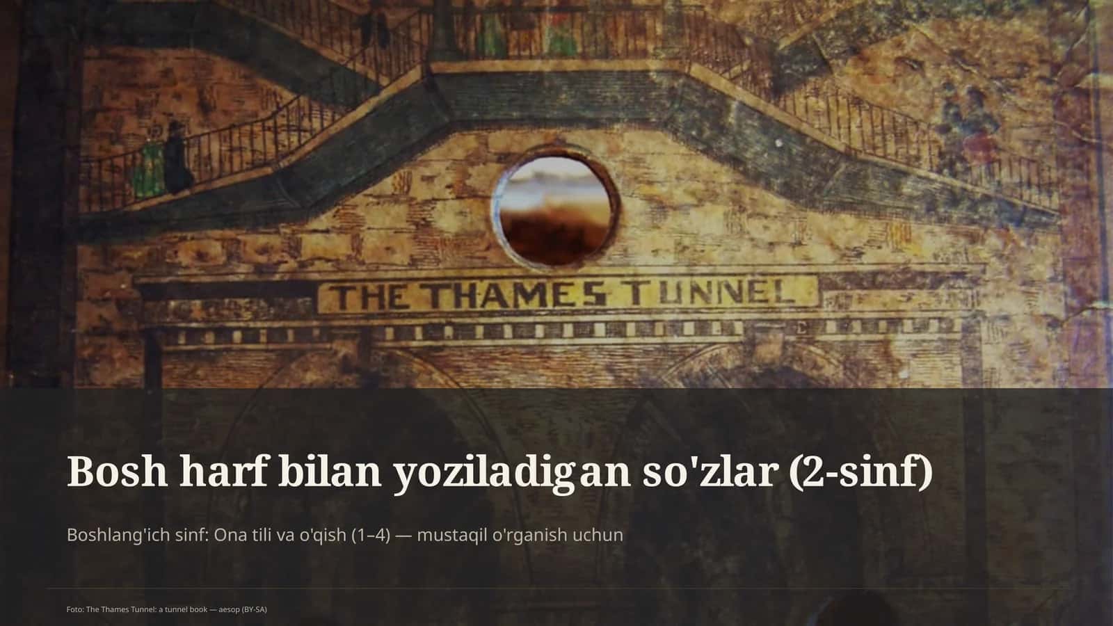 Bosh harf bilan yoziladigan so'zlar (2-sinf)