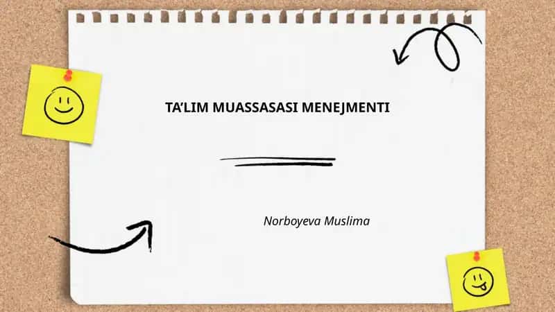 Ta’lim muassasasi menejmenti