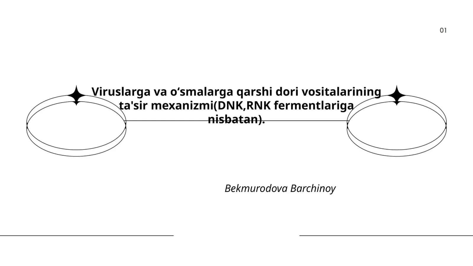 Viruslarga va oʻsmalarga qarshi dori vositalarining ta'sir mexanizmi(DNK,RNK fermentlariga nisbatan)