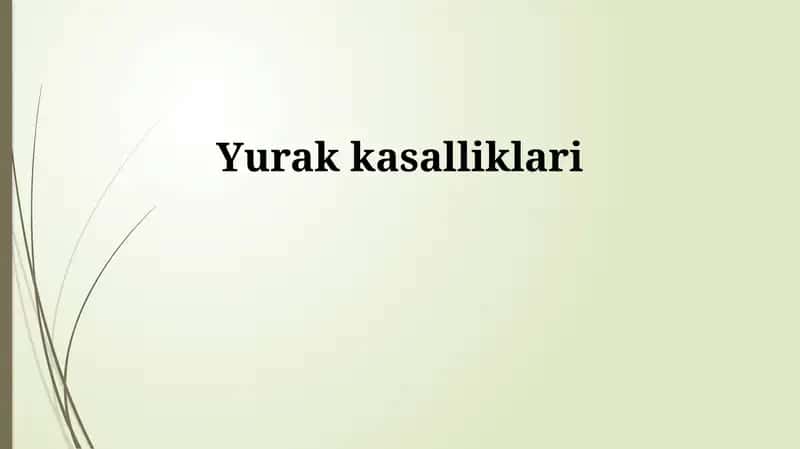 Yurak kasalliklari