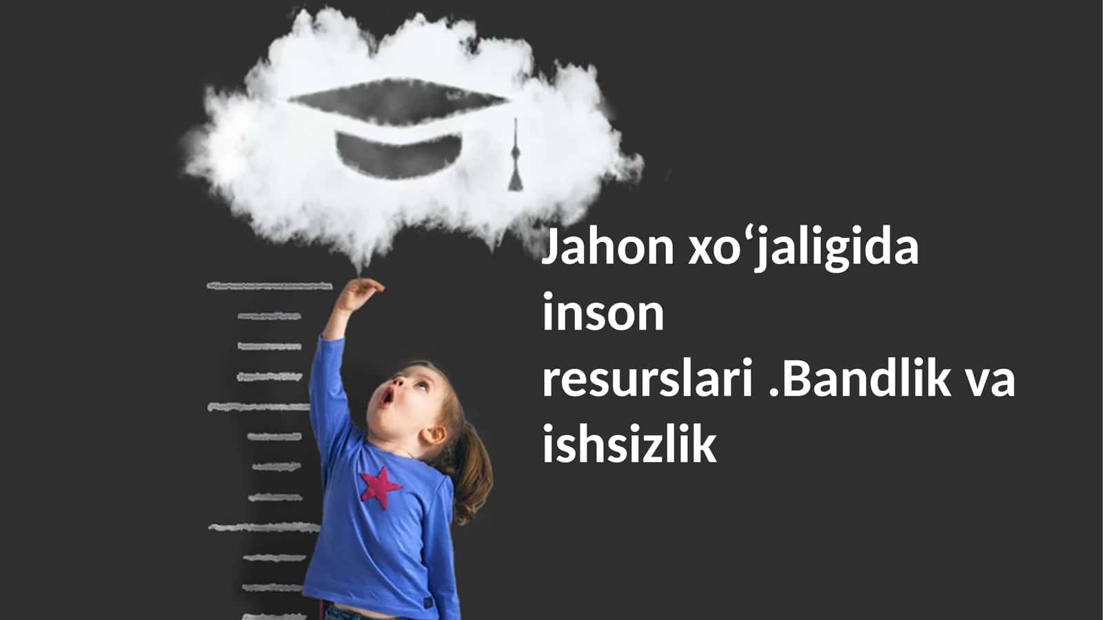 Jahon xoʻjaligida inson resurslari.Bandlik va ishsizlik
