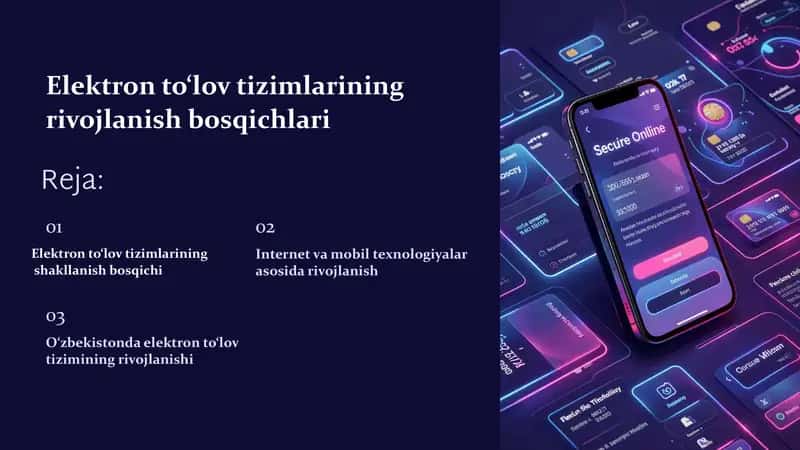Elektron to‘lov tizimlarining rivojlanish bosqichlari