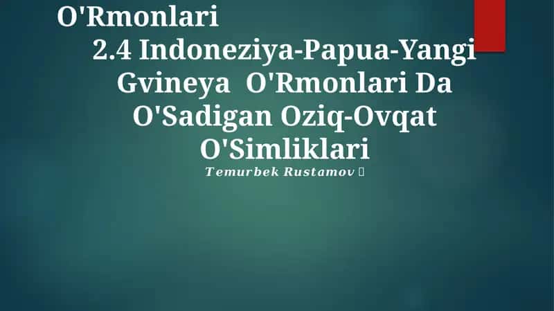 Janubi-Sharqiy Osiyo O'Rmonlari