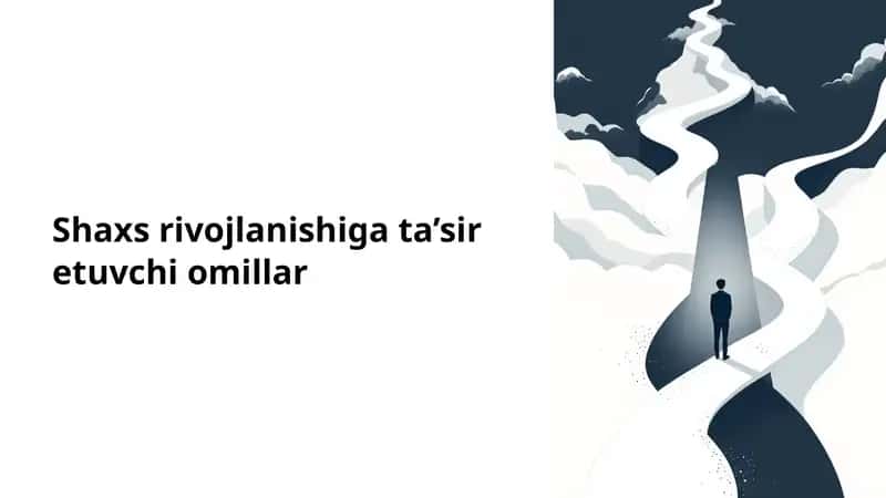 Shaxs rivojlanishiga ta’sir etuvchi omillar