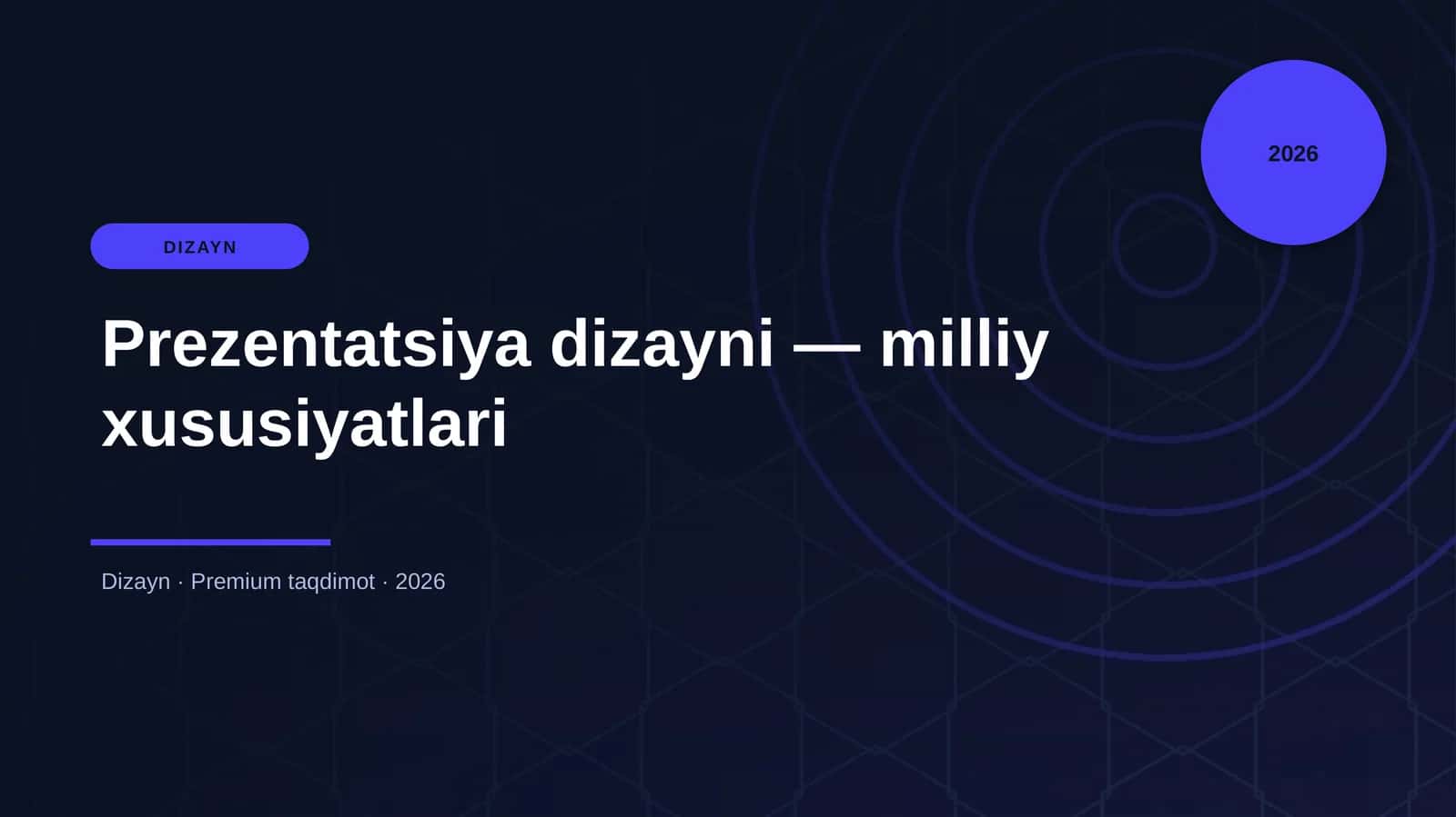 Prezentatsiya dizayni — milliy xususiyatlari