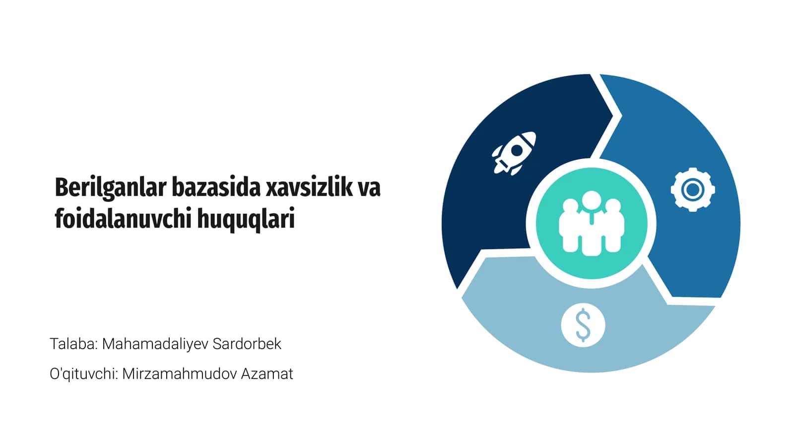 Ma'lumotlar bazasi xavfsizligi