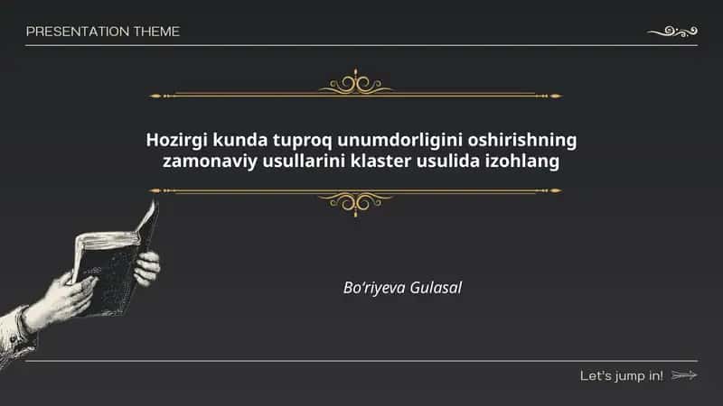 Tuproq unumdorligini oshirish usullari