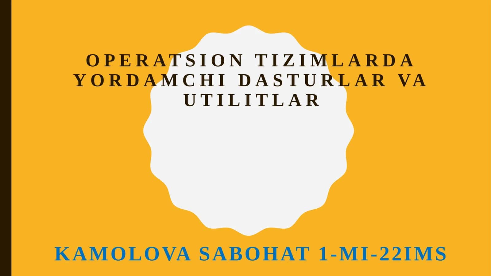 KamolovaSabohat1-MI-22IMS