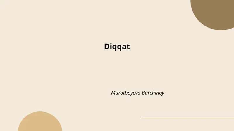 Diqqat