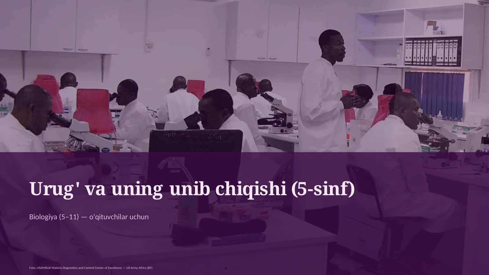 Urug' va uning unib chiqishi (5-sinf)