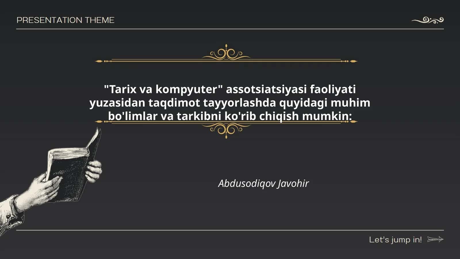 Tarix va kompyuter assotsiatsiyasi faoliyati
