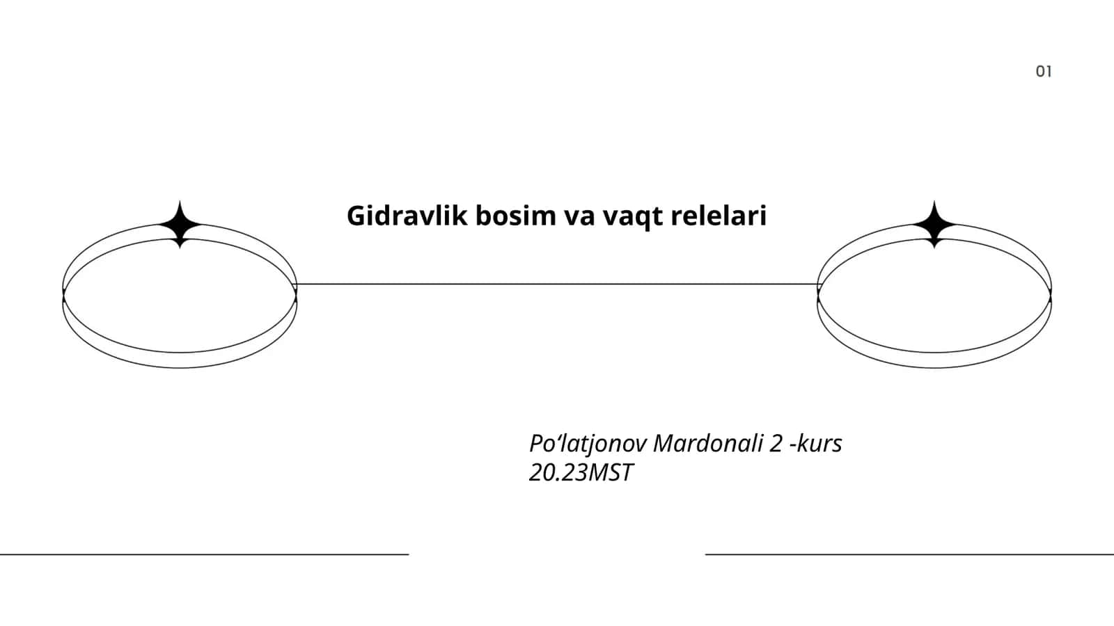 Gidravlik bosim va vaqt relelari