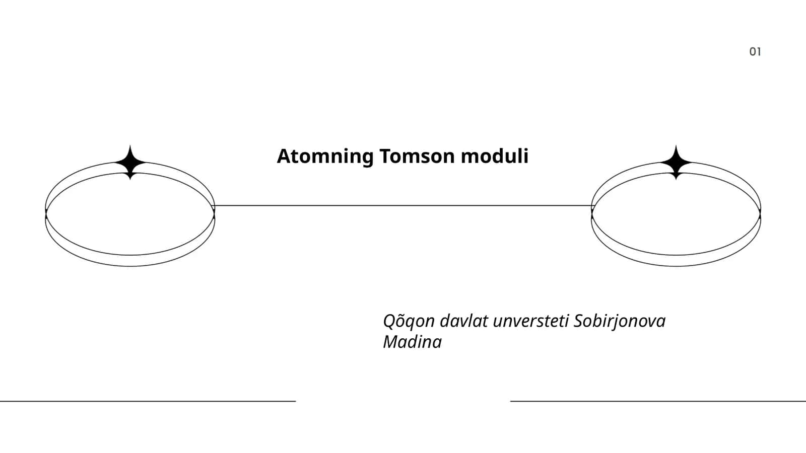 Atomning Tomson moduli