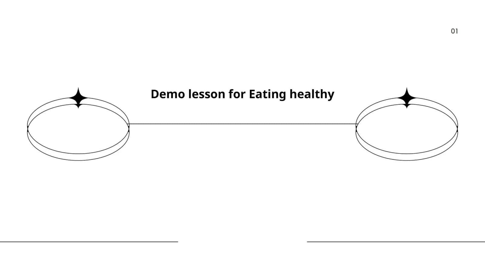 Demo lesson for Eating healthy