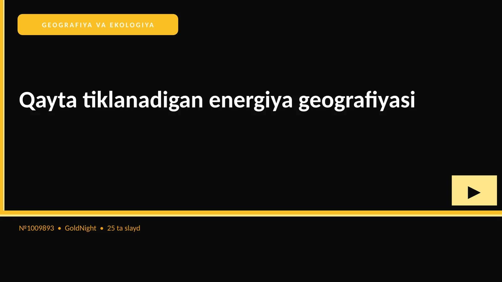 Qayta tiklanadigan energiya geografiyasi