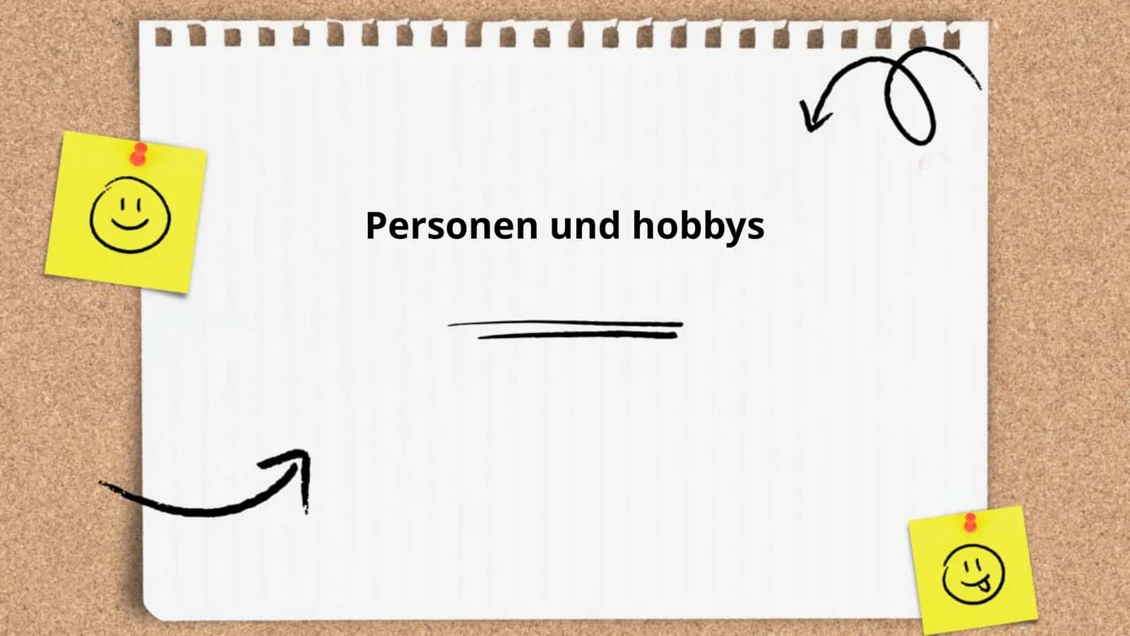 Personen und hobbys