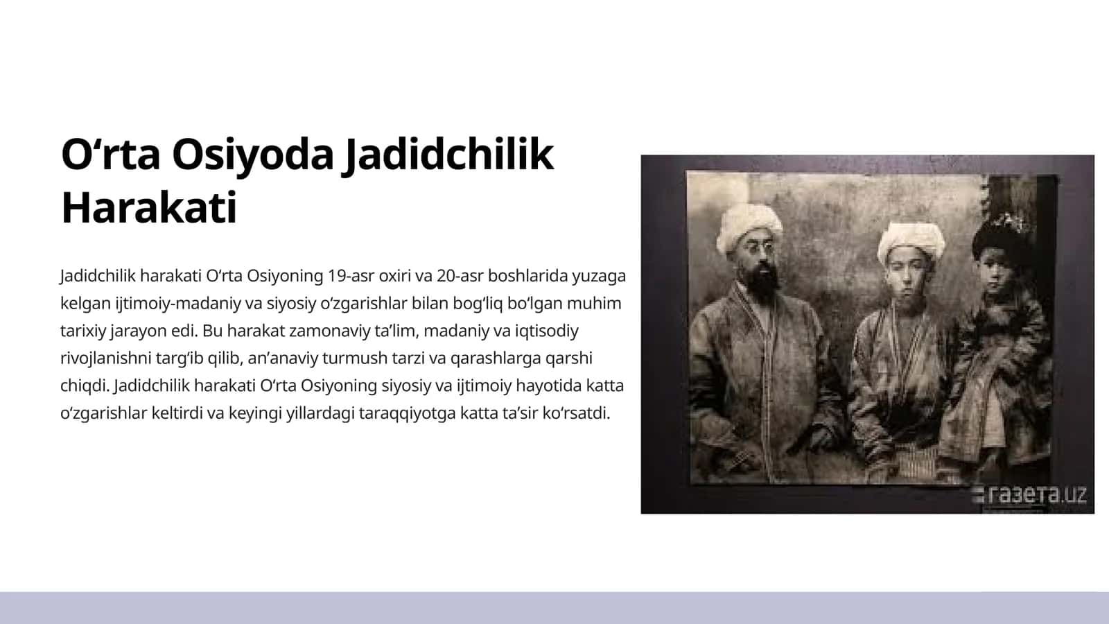 Orta Osiyoda Jadidchilik Harakati