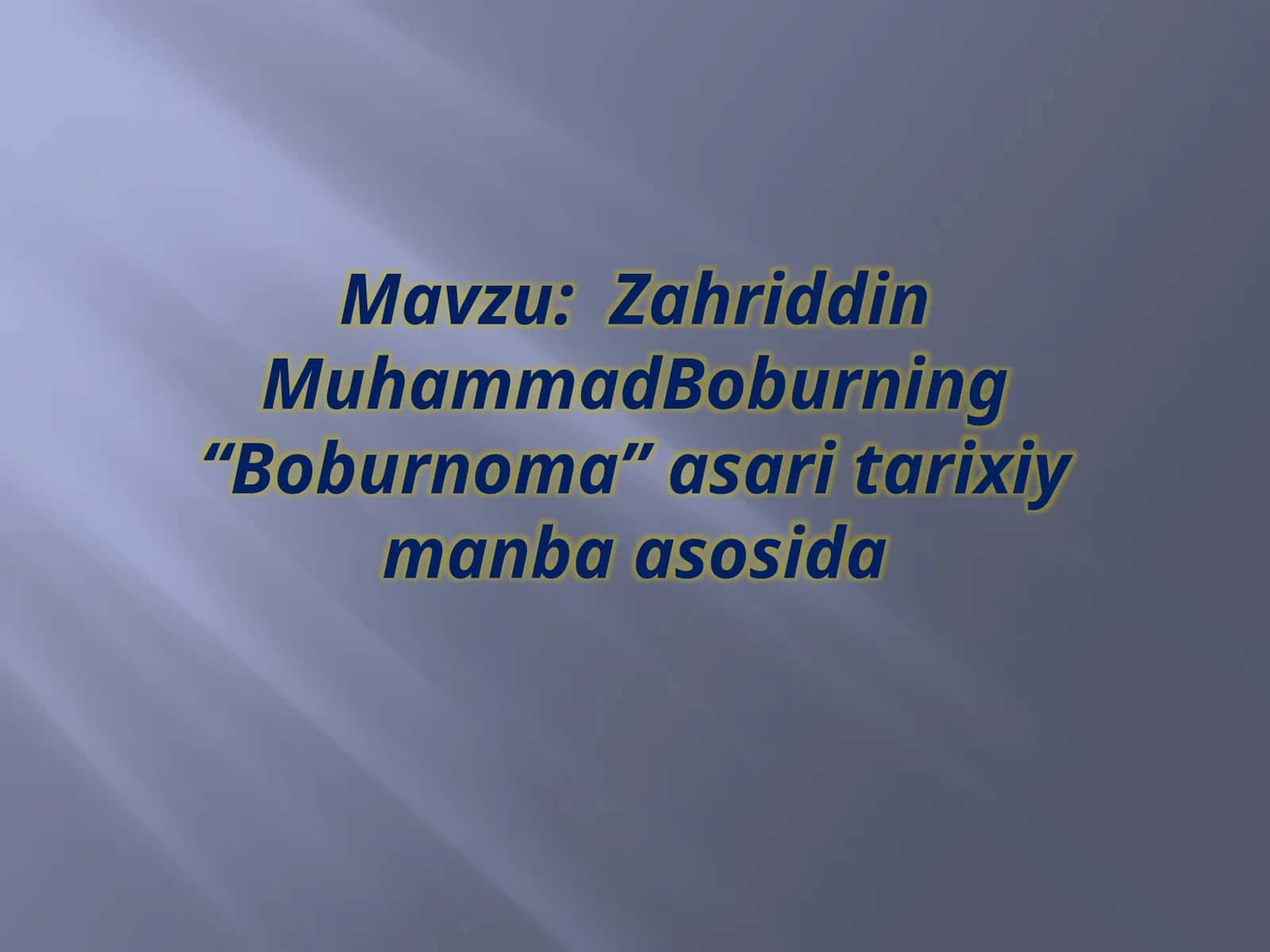 Boburnoma